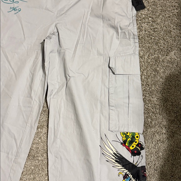 Ed Hardy Cargo Parachute Pants NO OFFERS - Picture 4 of 14